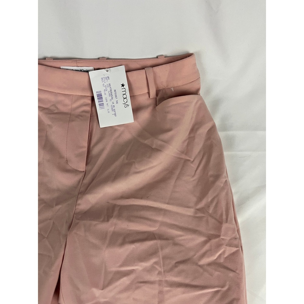Calvin Klein Women's Dress Pants‎ Size 6P Pink Career Bootcut Trousers